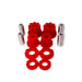 Energy Suspension Rear Subframe Bushing Set - 01-05 Lexus IS300 (Red) - Lunaticsco