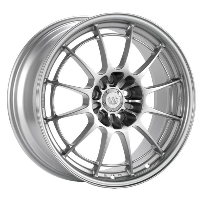 Enkei NT03+M 18x10.5 5x114.3 30mm Offset 72.6mm Bore Silver Wheel - Lunaticsco