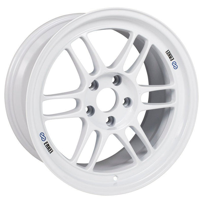 Enkei RPF1 17x9 5x114.3 22mm Offset 73mm Bore Vanquish White Wheel - Lunaticsco