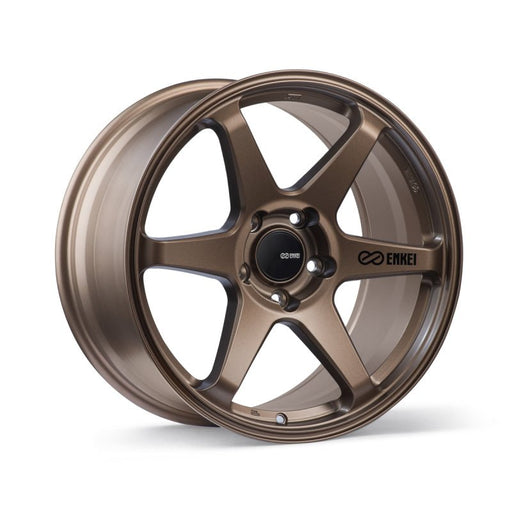 Enkei T6R 18x9.5 38mm Offset 5x114.3 Bolt Pattern 72.6 Bore Copper Wheel - Lunaticsco