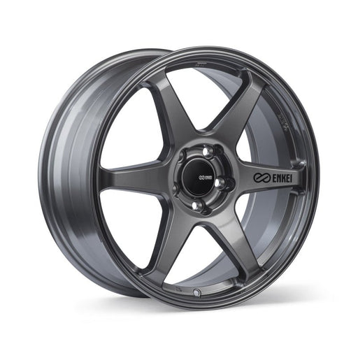 Enkei T6R 18x9.5 38mm Offset 5x114.3 Bolt Pattern 72.6 Bore Matte Gunmetal Wheel - Lunaticsco