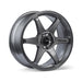 Enkei T6R 18x9.5 38mm Offset 5x114.3 Bolt Pattern 72.6 Bore Matte Gunmetal Wheel - Lunaticsco