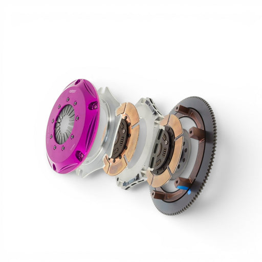 Exedy Hyper Series Twin Cerametallic Clutch Kit (Sprung Center Disc, Push Type Cover), 13-16 Scion FR-S, 13-17 Subaru BRZ, 17-20 Toyota 86 - Lunaticsco