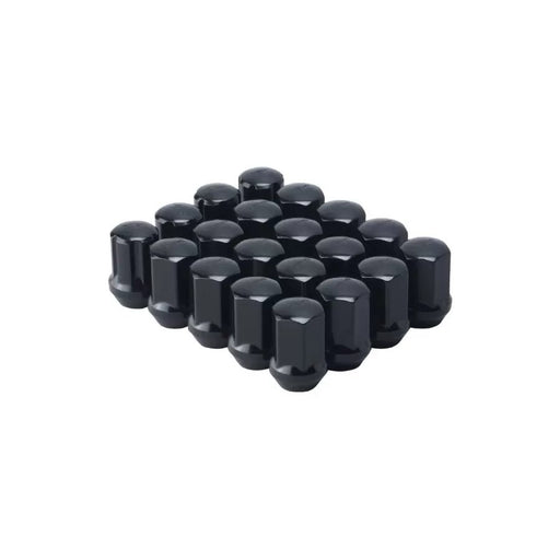 F2 Function and Form Black Steel Lug Nuts M12x1.5 w| Lock Kit - Lunaticsco