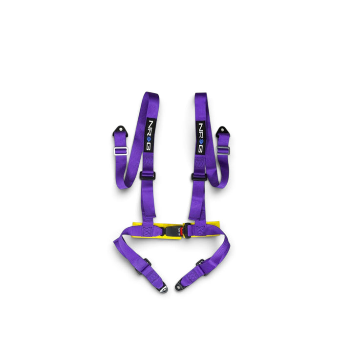 NRG 4 Point Seat Belt Harness / Buckle Lock- Purple