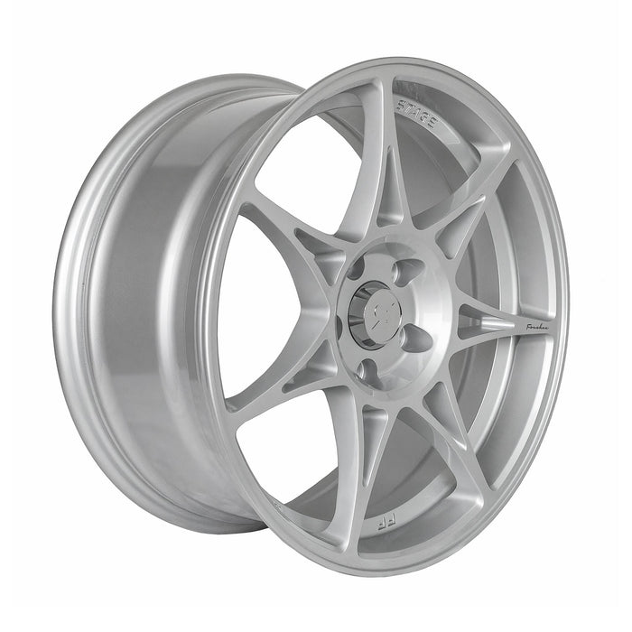 Stage Wheels Foushee 18x9.5 +22mm 5x120 CB: 74.1 Color: Liquid Silver