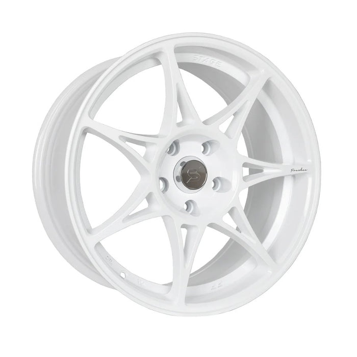 Foushee 18x9.5 +22mm 5x120 CB: 74.1 Color: White - Lunaticsco