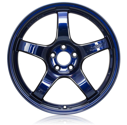 Gram Lights 57CR 18x10.5 +12 5x114.3 Eternal Blue Wheel - Lunaticsco