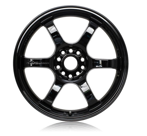 Gram Lights 57DR 17x9.0 +38 5 - 114.3 Glossy Black Wheel - Lunaticsco