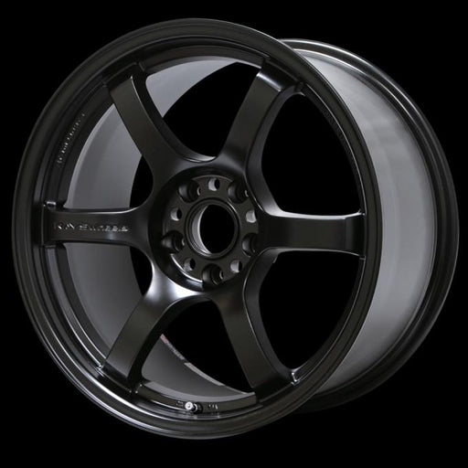 Gram Lights 57DR 17x9.0 +38 5 - 114.3 Semi Gloss Black Wheel - Lunaticsco