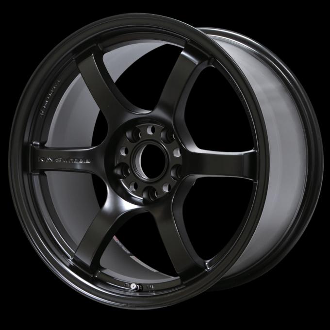Gram Lights 57DR 17x9.0 +38 5 - 114.3 Semi Gloss Black Wheel - Lunaticsco