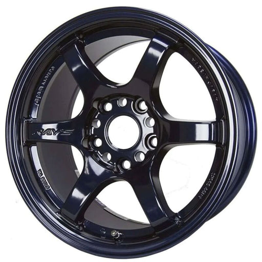 Gram Lights 57DR 18x10.5 +12 5 - 114.3 Dark Blue Chrome Wheel (Min Order Qty Of 20) - Lunaticsco