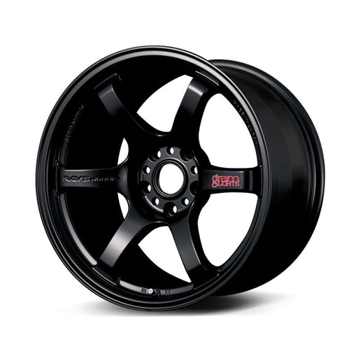 Gram Lights 57DR 18x10.5 +22 5 - 114.3 Semi Gloss Black Wheel - Lunaticsco