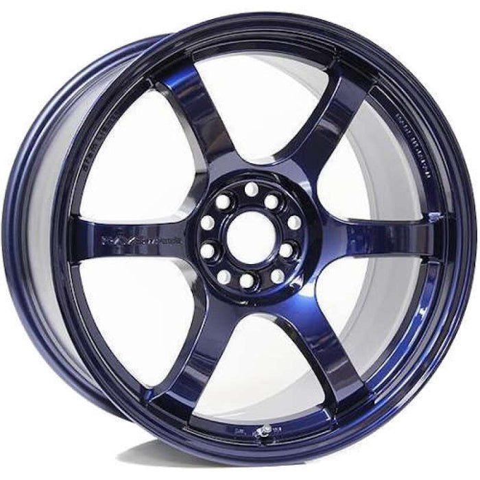 Gram Lights 57DR 18x9.5 +22 5 - 114.3 Eternal Blue Pearl Wheel (Min Order Qty 20) - Lunaticsco