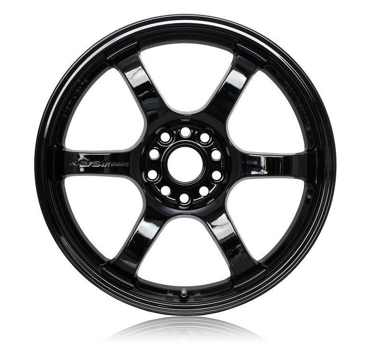 Gram Lights 57DR 18x9.5 +22 5 - 114.3 Glossy Black Wheel - Lunaticsco