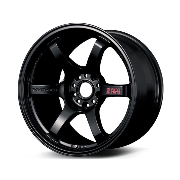 Gram Lights 57DR 18x9.5 +38 5 - 114.3 Semi Gloss Black Wheel - Lunaticsco