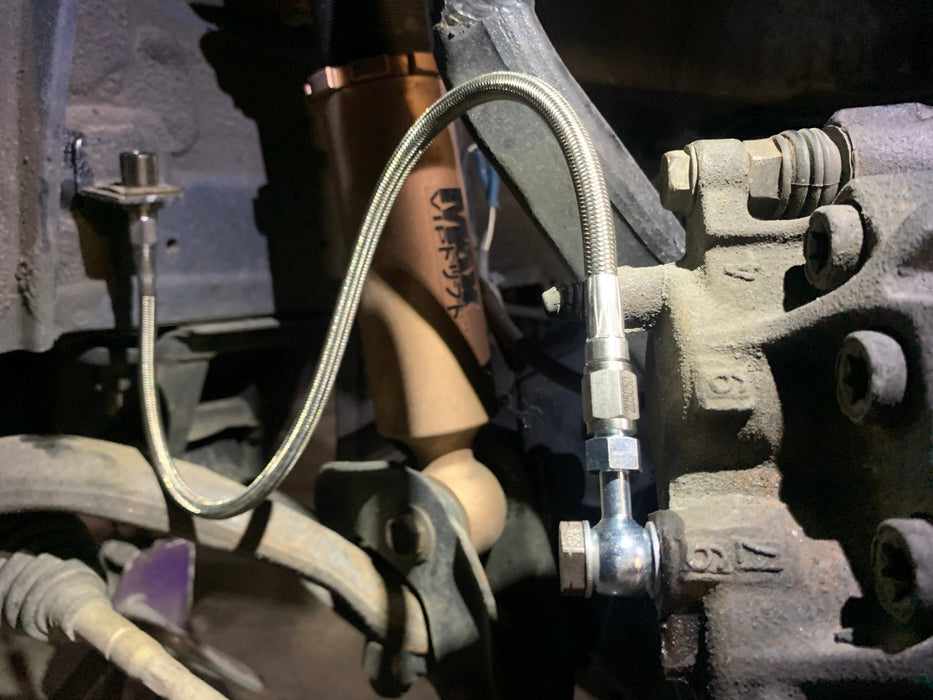 Heat Lightning Speed Shop Stainless Steel Braided Extended Front Brake Line Kit Toyota / Lexus - Lunaticsco