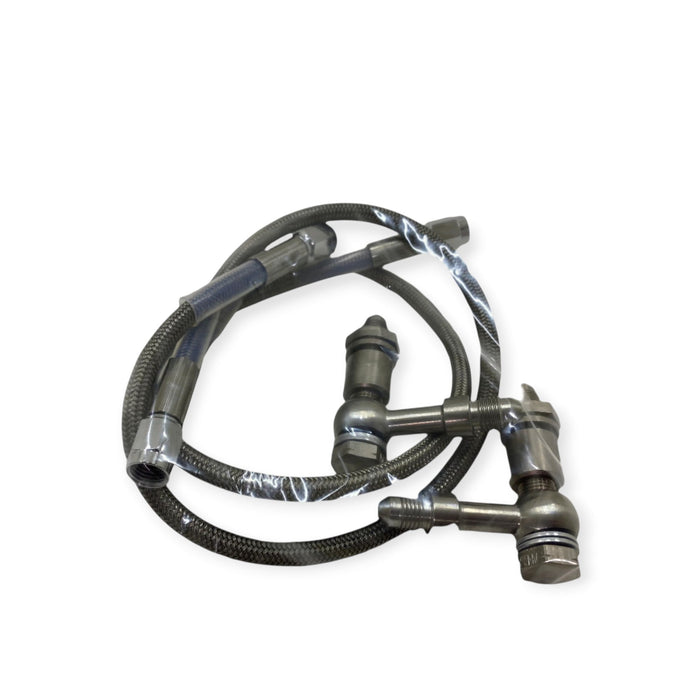 Heat Lightning Stainless Steel Braided Extended Front Brake Line Kit Toyota Lexus - Lunaticsco