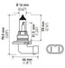 Hella 9006 12V 55W Halogen Bulb - Lunaticsco