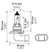 Hella 9006 12V 55W Xen White Bulb (Pair) - Lunaticsco