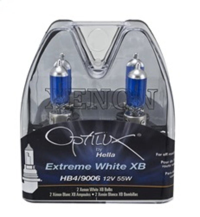 Hella 9006 12V 55W Xen White Bulb (Pair) - Lunaticsco