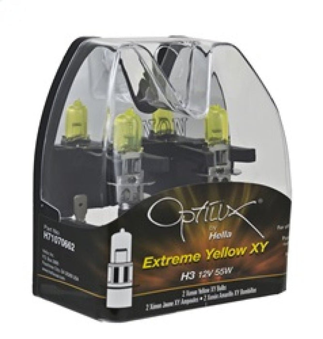 Hella Optilux H3 12V/55W XY Extreme Yellow Bulb - Lunaticsco