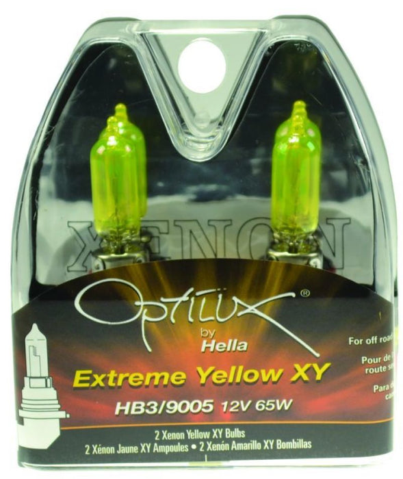 Hella Optilux HB3 9005 12V/65W XY Xenon Yellow Bulb - Lunaticsco