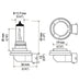 Hella Optilux XB Extreme Type H11 12V 80W Blue Bulbs - Pair - Lunaticsco