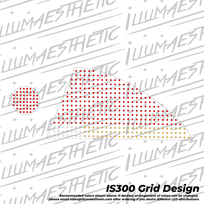 Illumaesthetic Lexus IS300 & Toyota Altezza (XE10) - Complete Tail Light DIY Kit - Lunaticsco