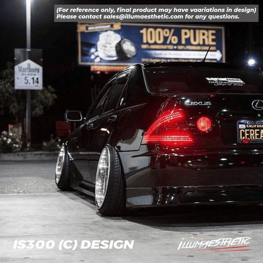 Illumaesthetic Lexus IS300 & Toyota Altezza (XE10) - Complete Tail Light DIY Kit - Lunaticsco