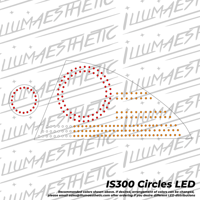 Illumaesthetic Lexus IS300 & Toyota Altezza (XE10) - Complete Tail Light DIY Kit - Lunaticsco