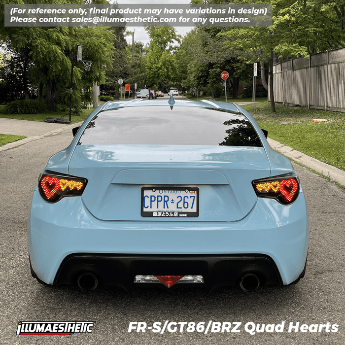Illumaesthetic Subaru BR - Z & Scion FR - S & Toyota GT - 86 (ZN6) - Complete Taili Light LED DIY Kit - Lunaticsco