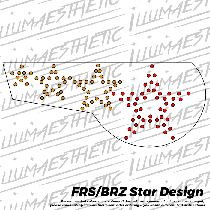 Illumaesthetic Subaru BR - Z & Scion FR - S & Toyota GT - 86 (ZN6) - Complete Taili Light LED DIY Kit - Lunaticsco