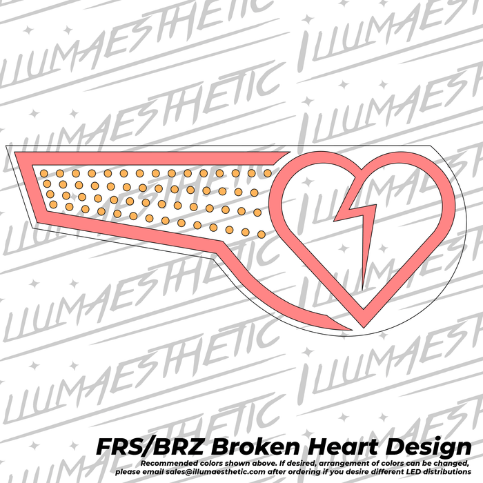 Illumaesthetic Subaru BR - Z & Scion FR - S & Toyota GT - 86 (ZN6) - Complete Taili Light LED DIY Kit - Lunaticsco