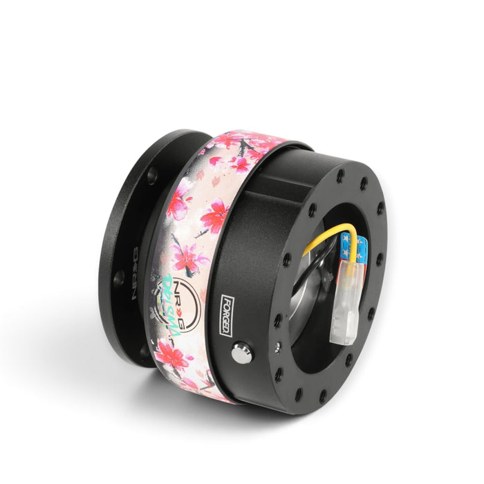 NRG Quick Release Gen 2.0 - Black Body / Sakura Ring (Part #SRK-200BK-SAK)