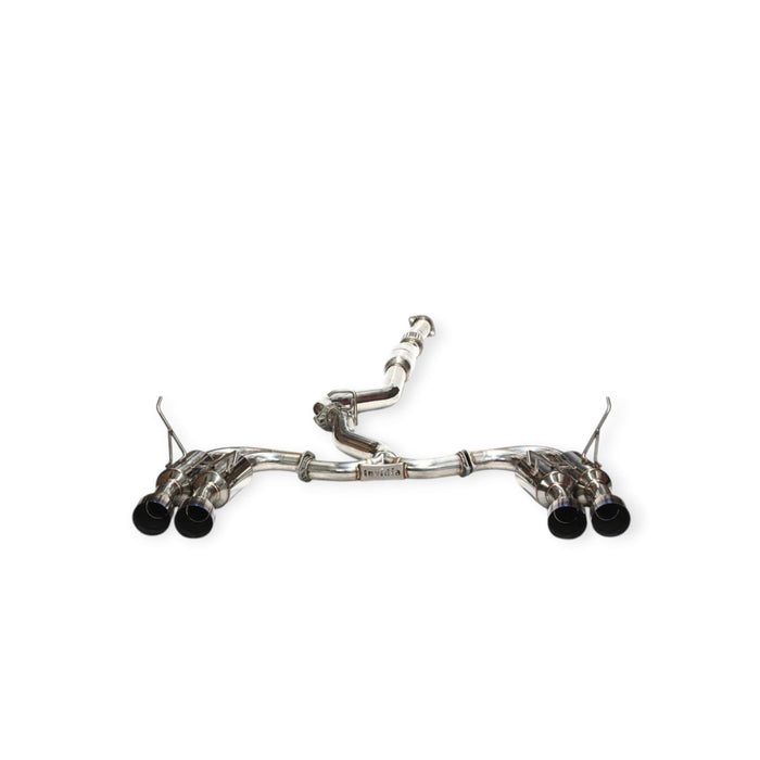 Invidia Gemini R400 Single Layer Titanium Tip Catback for 13-20 Subaru BRZ/Scion FR-S - Lunaticsco