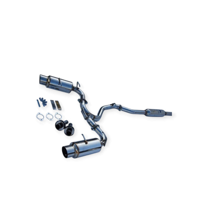 Invidia N1 60mm Catback Exhaust, Polished Tip for 13-17 Scion FRS/Subaru BRZ - Lunaticsco