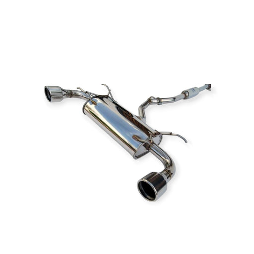 Invidia Q300 Catback Exhaust with Rolled Stainless Steel Tips for 13-17 Subaru BRZ/Scion FRS - Lunaticsco