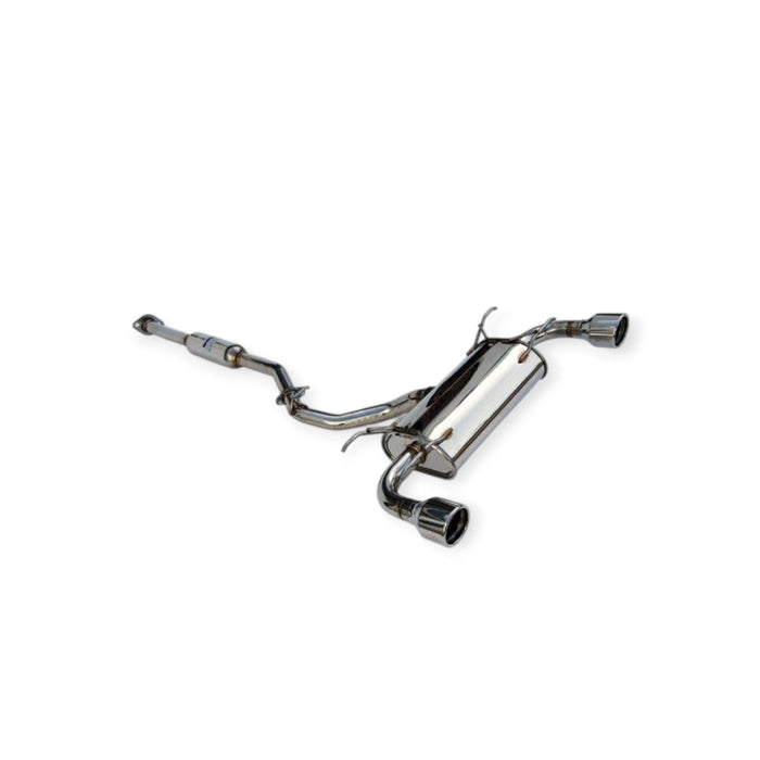 Invidia Q300 Catback Exhaust with Rolled Stainless Steel Tips for 13-17 Subaru BRZ/Scion FRS - Lunaticsco