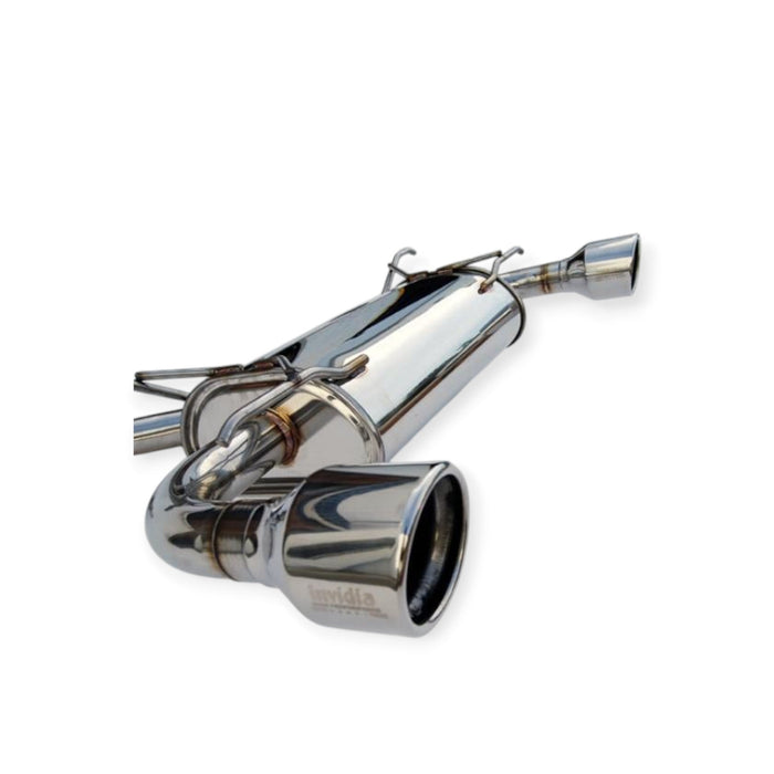Invidia Q300 Catback Exhaust with Rolled Stainless Steel Tips for 13-17 Subaru BRZ/Scion FRS - Lunaticsco