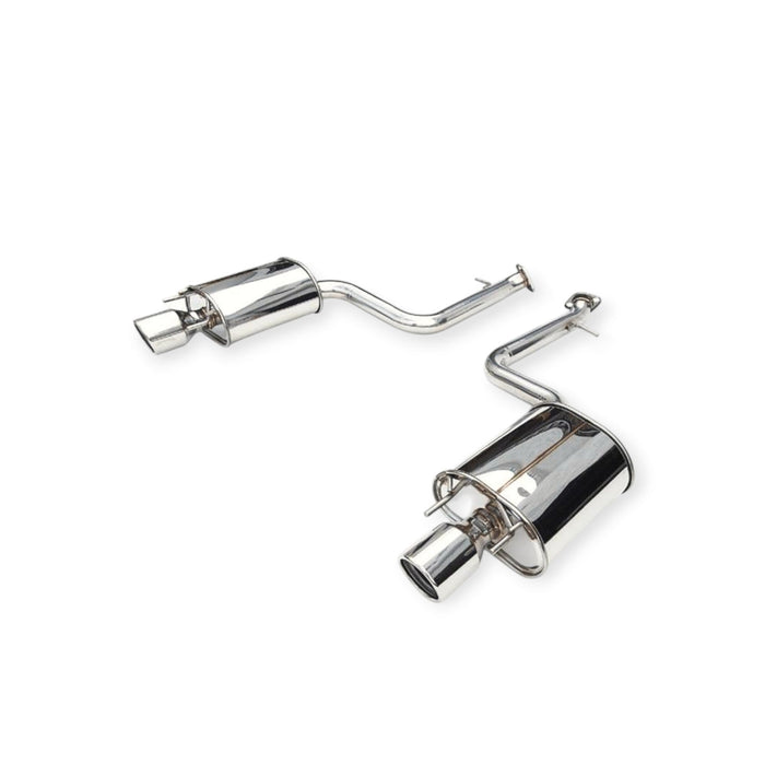 Invidia Q300 Catback Exhaust with Rolled Titanium Tips, Blue Edge for 13-17 Subaru BRZ/Scion FRS - Lunaticsco