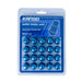 Kansei 12x1.5 Blue Spline Acorn Lug Nuts (Set Of 20) - Lunaticsco