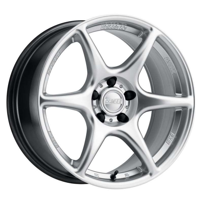 Kansei K11S Tandem 18x8.5in 5x114 BP 35mm Offset 73.1mm Bore Hyper Silver - Lunaticsco