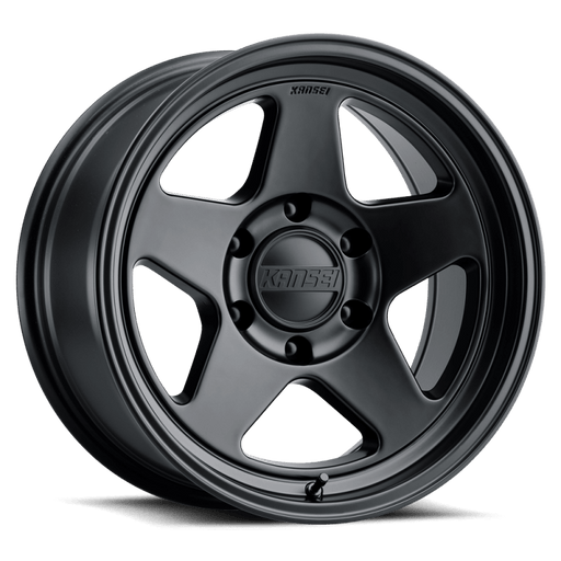 Kansei K12B KNP 17x8.5in 6X139.7 BP -10mm Offset 106.1mm Bore Matte Black - Lunaticsco