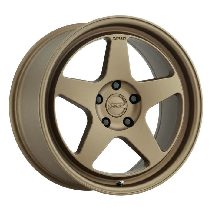 Kansei K12B Knp 18x8.5in / 5x100 BP / 35mm Offset / 73.1mm Bore - Bronze Wheel - Lunaticsco