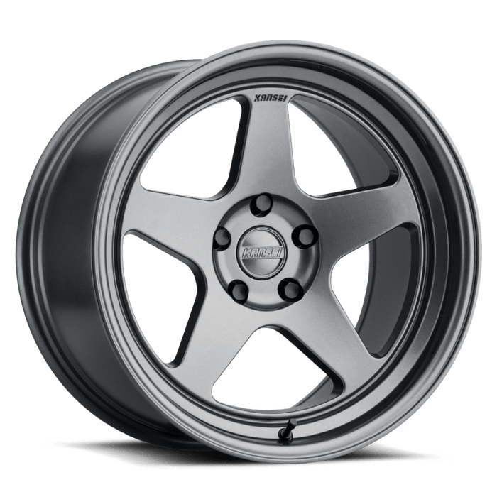 Kansei K12G KNP 18x9in 5x114.3 BP 35mm Offset 72.6mm Bore Gunmetal - Lunaticsco