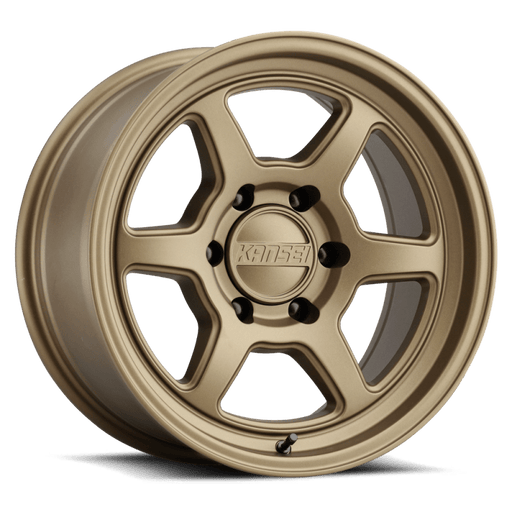 Kansei K14B Roku 17x8.5in 5x139.7 BP -10mm Offset 106.5mm Bore Gloss Black - Lunaticsco