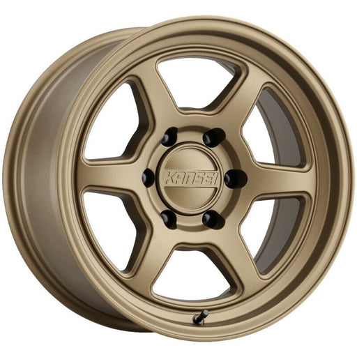 Kansei K14B Roku 17x8.5in 6x139.7 BP 0mm Offset 106.1mm Bore Bronze - Lunaticsco