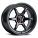 Kansei K14B Roku 18x10.5in 5x114.3 BP 12mm Offset 73.1mm Bore Gloss Black - Lunaticsco