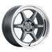 Kansei K14G Roku 18x10.5in / 5x100 BP / 12mm Offset / 66.56mm Bore - Grey & Machined Lip Wheel - Lunaticsco